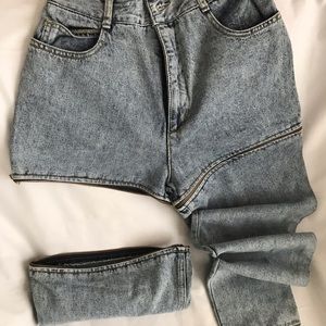 Fredericks of Hollywood Jeans.